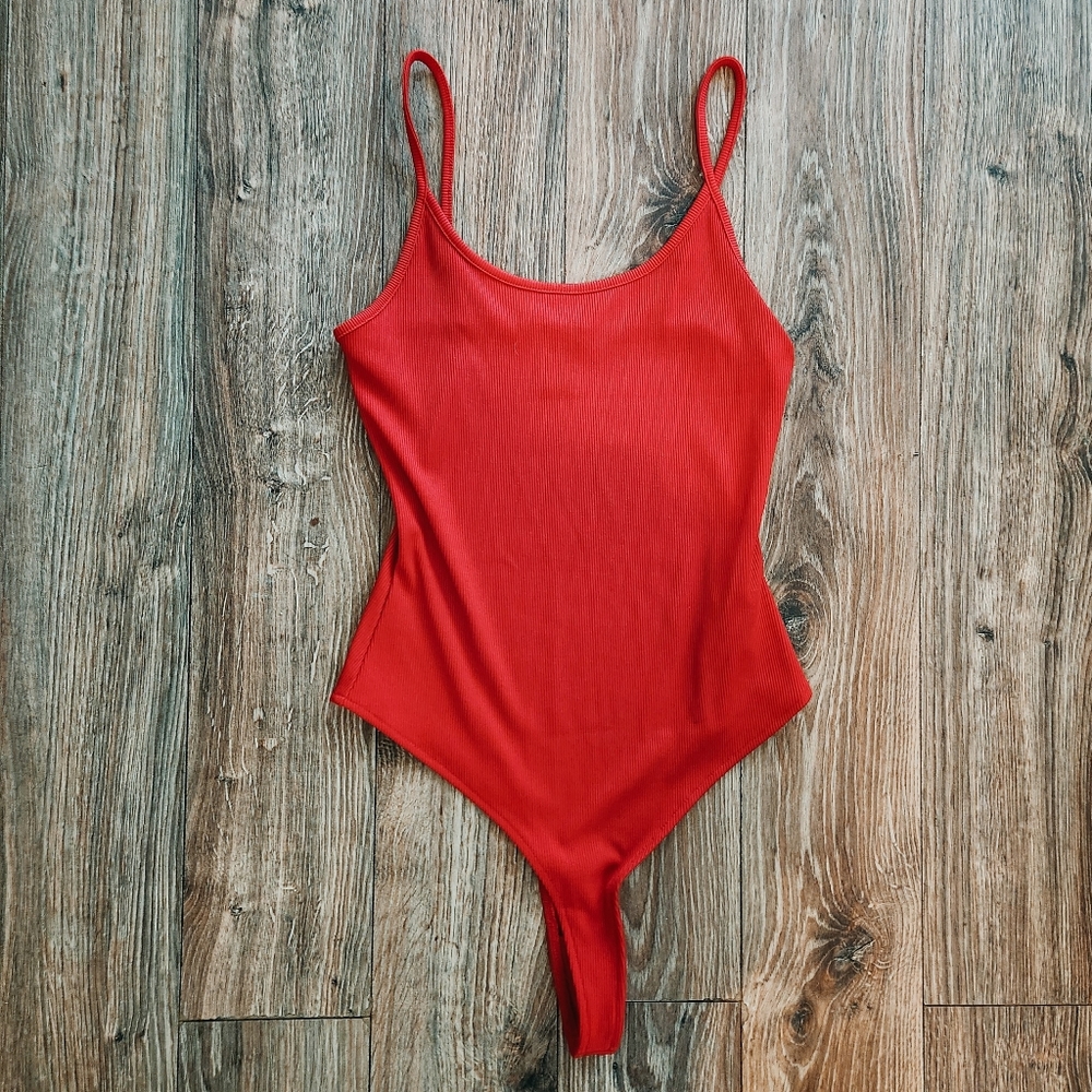 Forever 21 red bodysuit